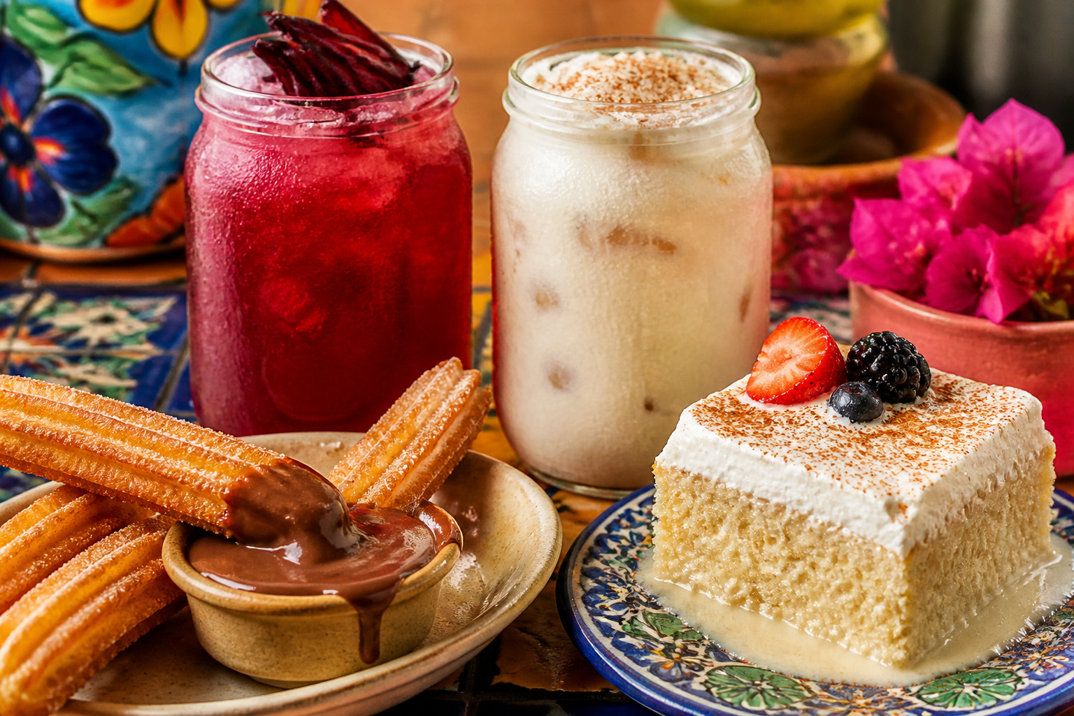 A selection from Drinks and Desserts