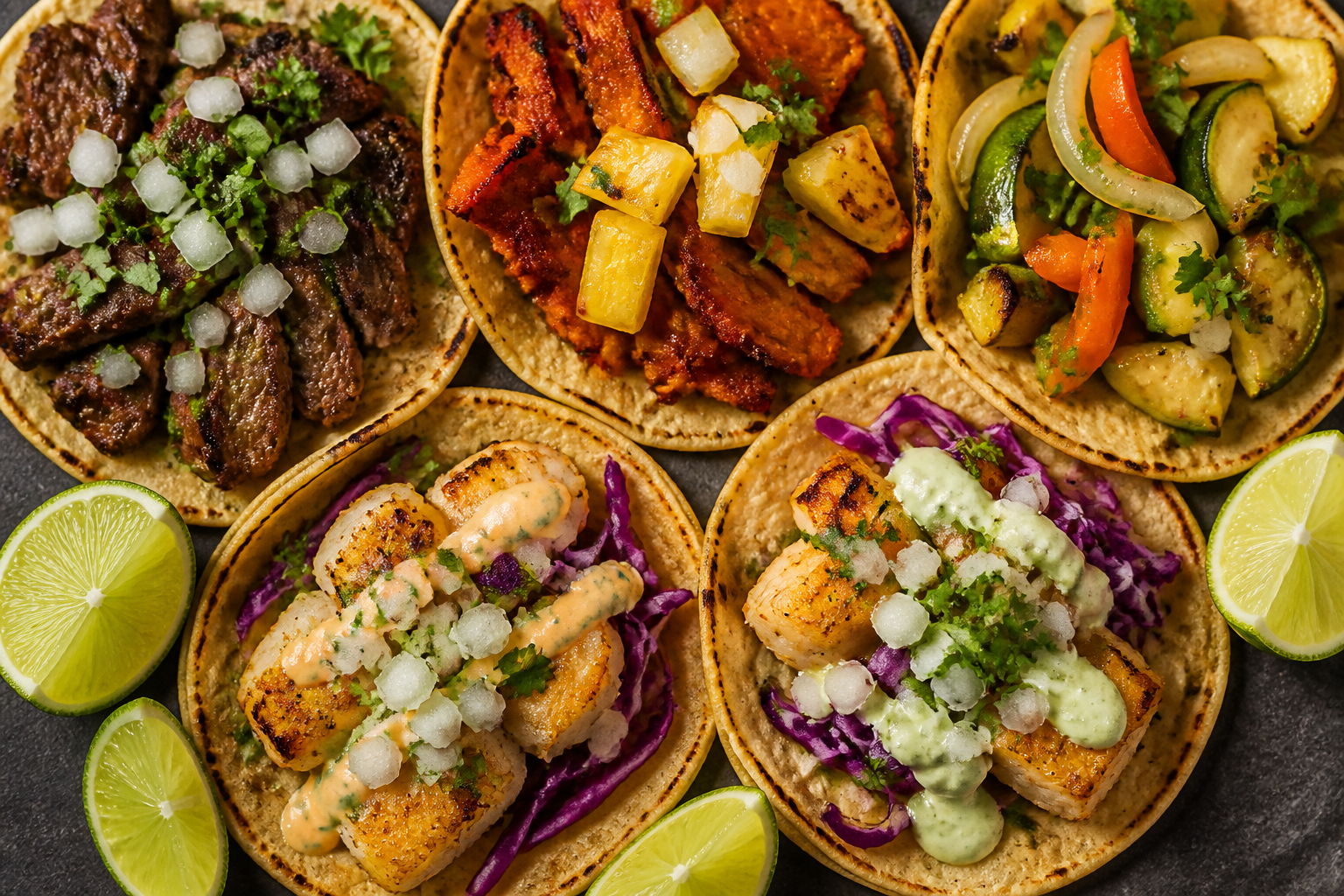 A selection from Signature Tacos